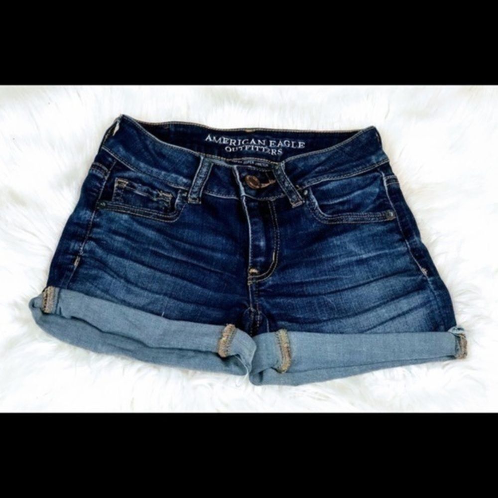 American Eagle MIDI Jean Shorts size00